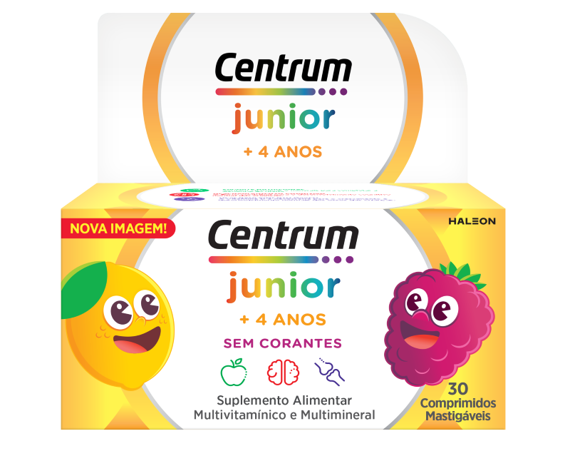 Centrum Junior Comprimidos Mastigáveis Novo Sabor X 30