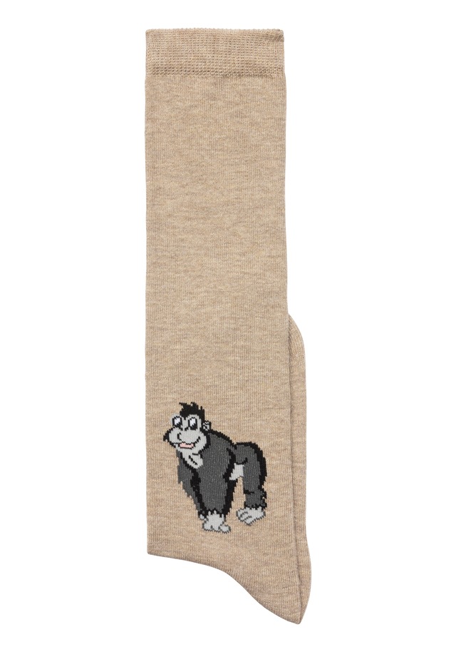 H.I.S Kniestrümpfe Packung, 5 Stk. tlg. mit eingestricktem Moriv