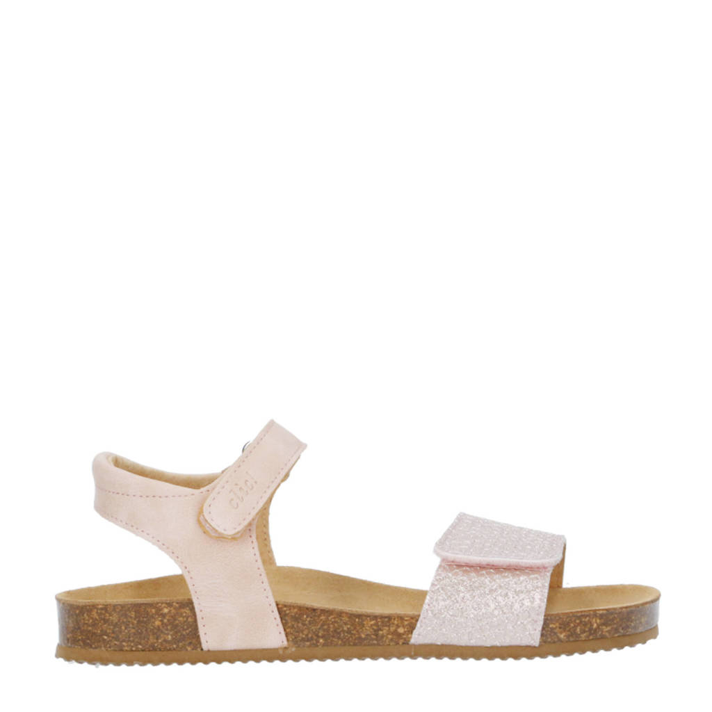 Clic! leren sandalen lichtroze