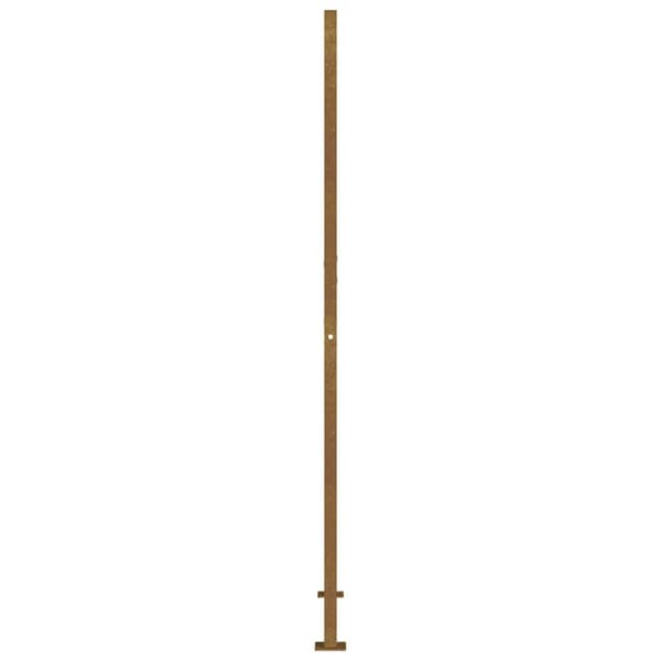 vidaXL Hageport 105x180 cm cortenstål firkantet design