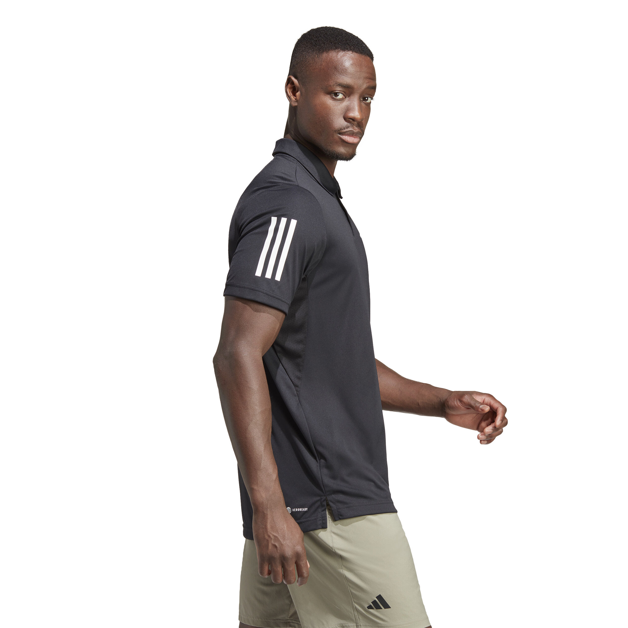 adidas Polo Hommes - Noir , Blanc