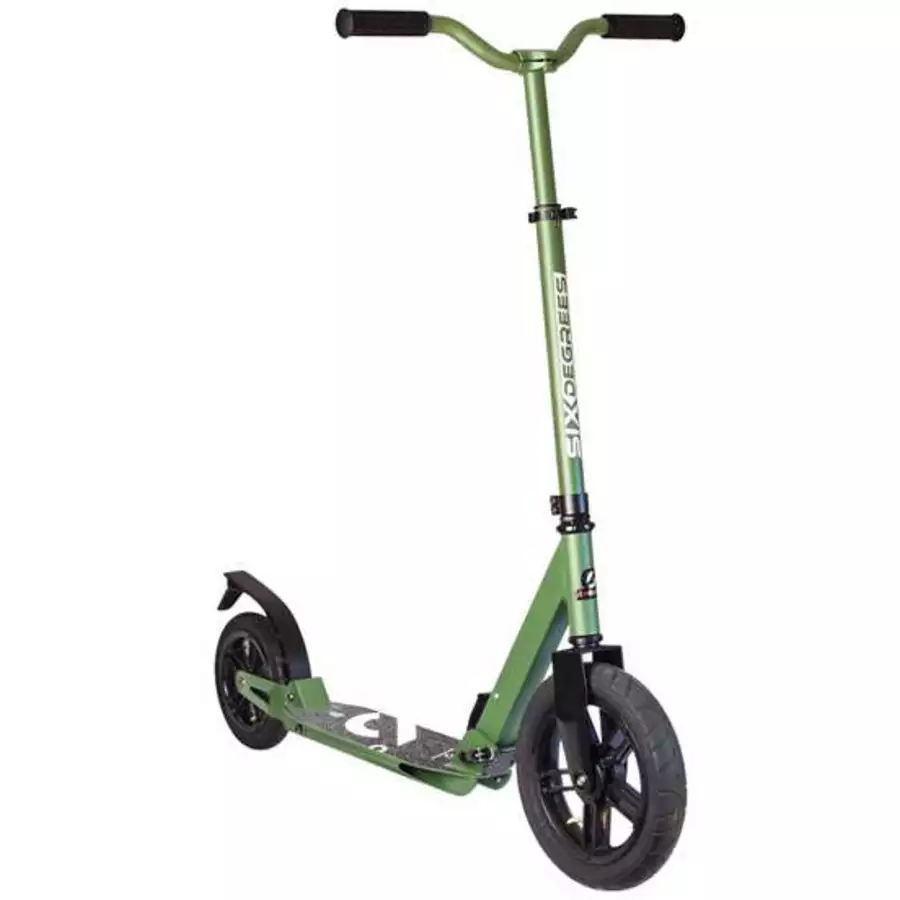 SIX DEGREES Aluminium Scooter All Terrain 300205 mm olivgrün