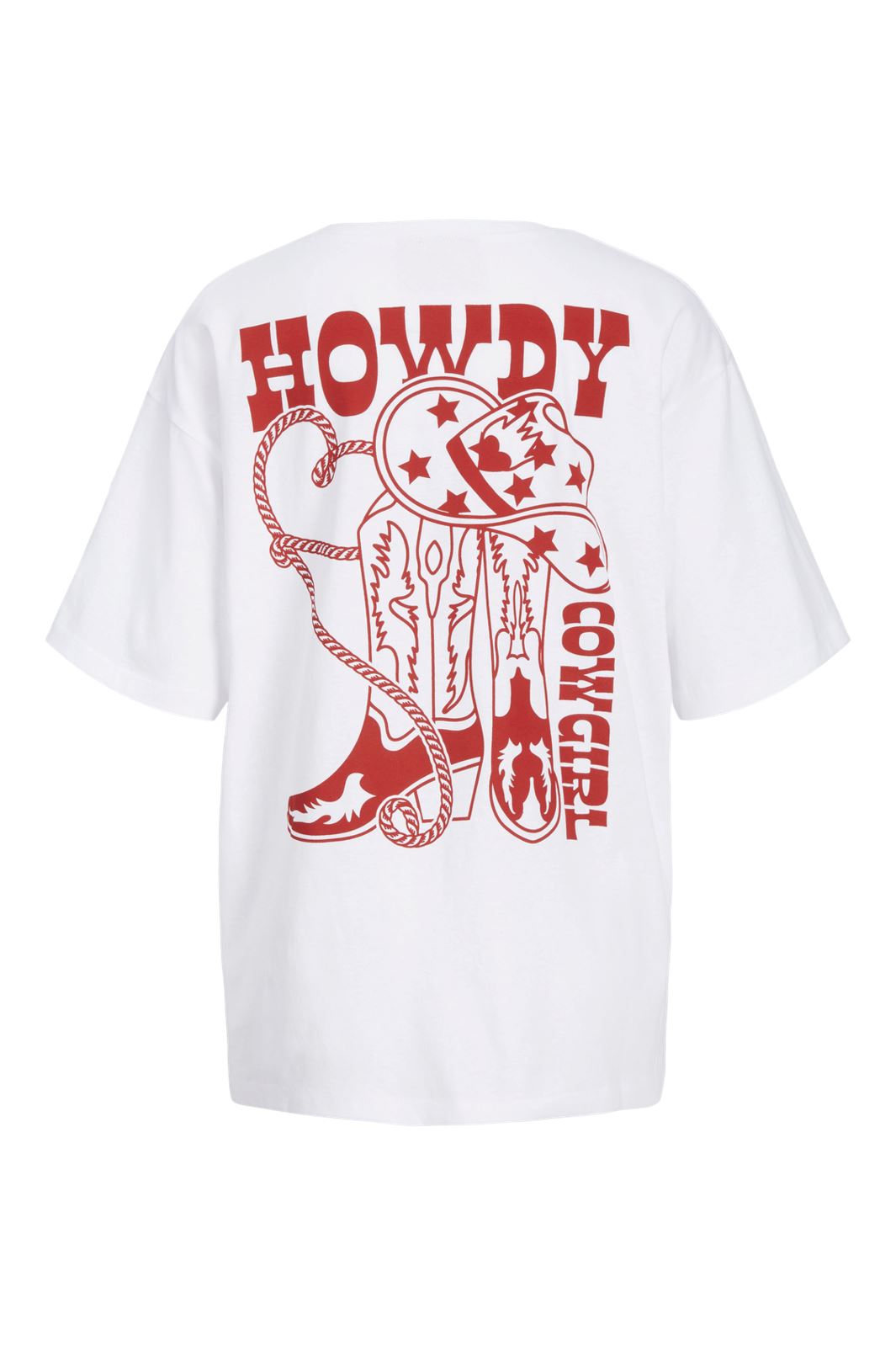 Jjxx Jxmillow Loose Ss Tee Ft24 4680394 bright white howdy