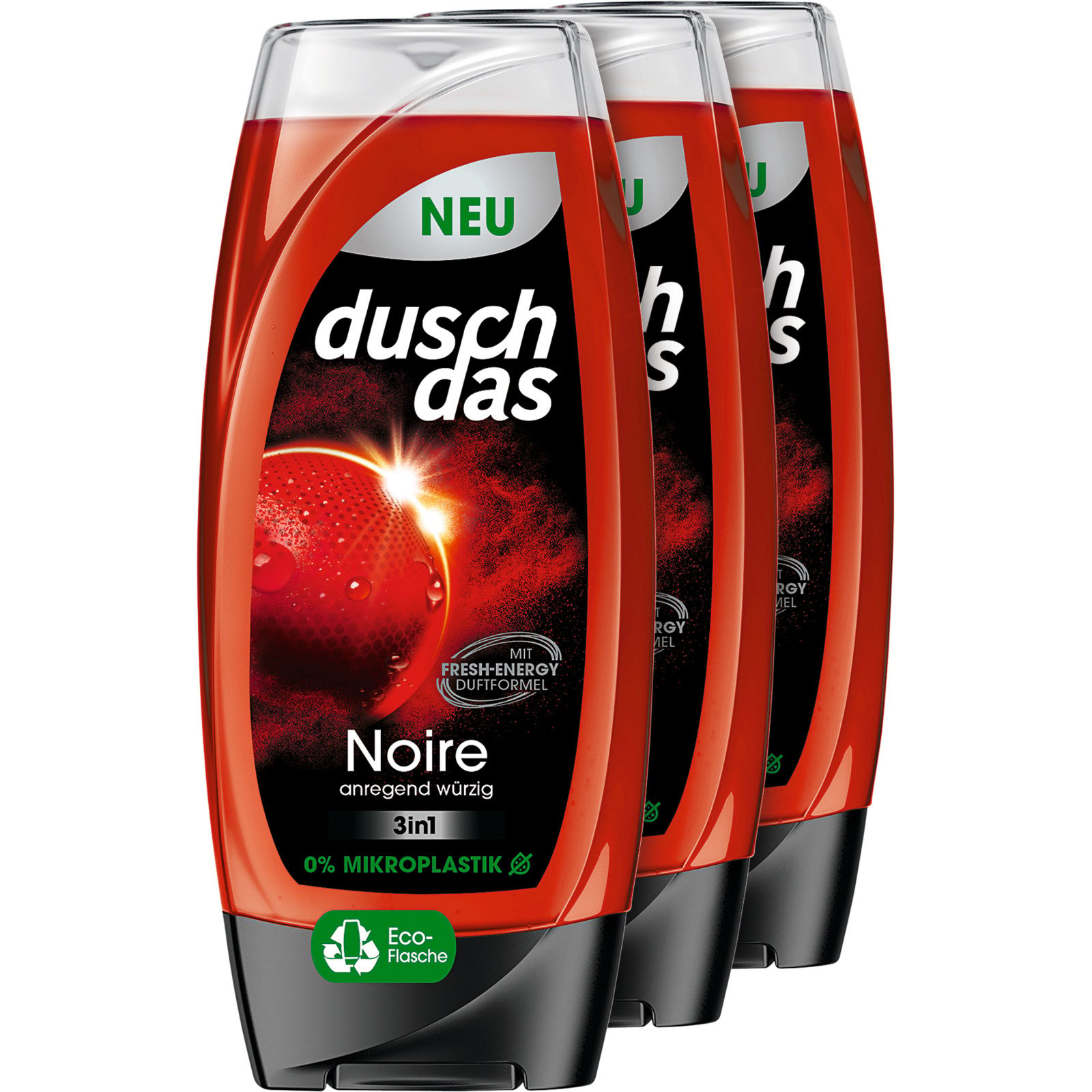 Duschdas Duschgel 3in1 Noire 3 x 225 ml