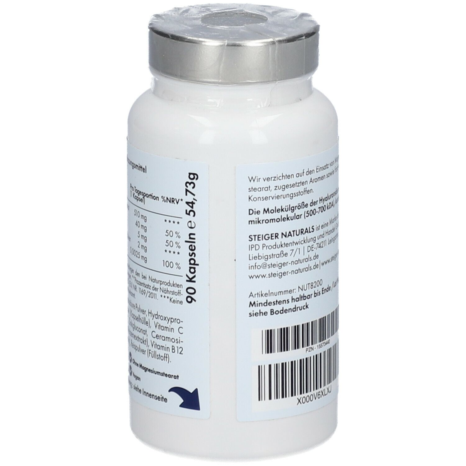 Steiger Naturals Hyaluronsäure Kapseln