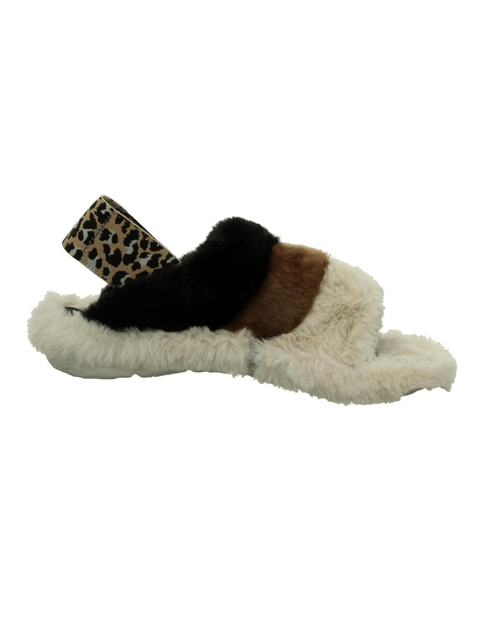 Hausschuh Lille 104, beige-multi