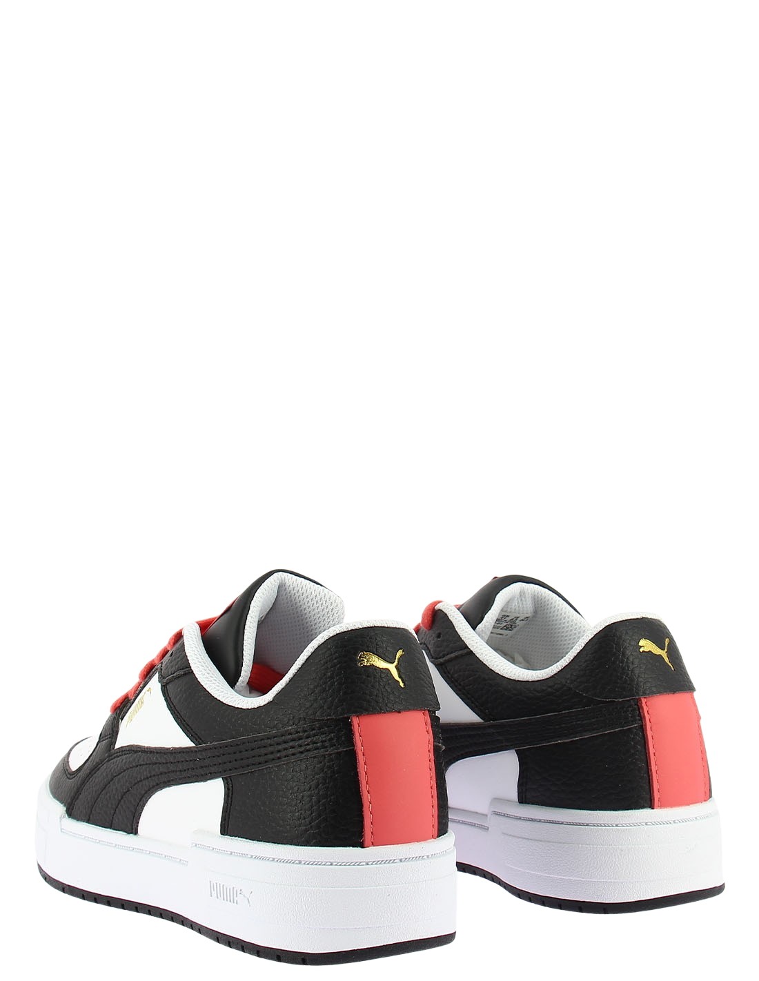 puma Sneakers homme Ca Pro Contrast cuir noir/blanc/rouge