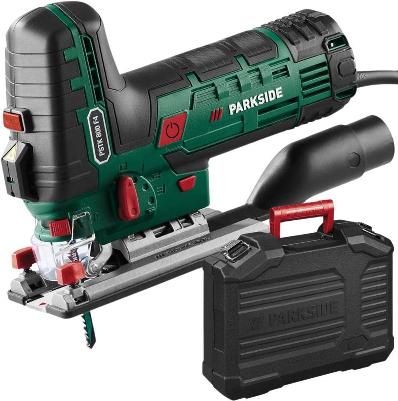 PARKSIDE - Decoupeerzaag - 800W - Elektrische Zaagmachine - Inclusief Koffer en 2 Zaagbladen