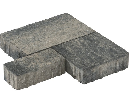 straatsteen, multi-formaat straatsteen iWay Trend, kwartsiet, 6 cm dik