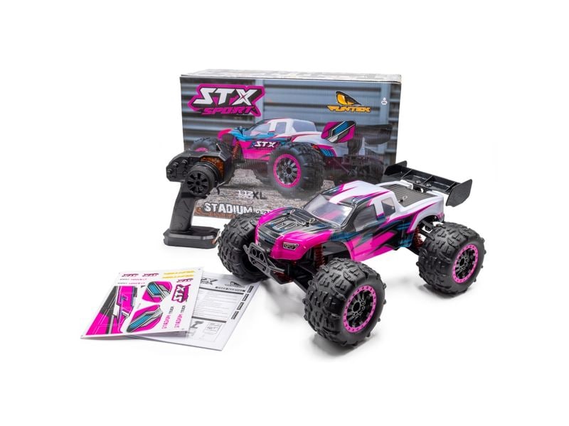 Funtek Stadium Truck STX Sport 4WD Violett ARTR, 1:12 Stadium Truck mit Allradantrieb