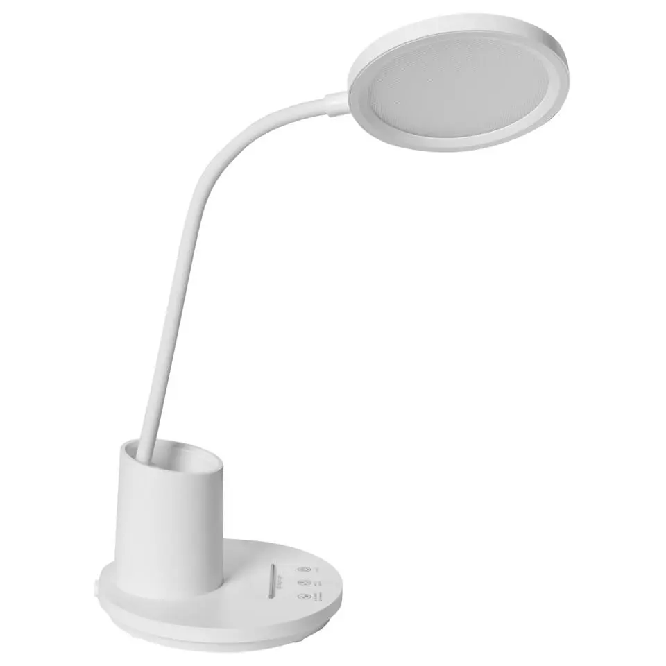 VELA - Bureaulamp LED - Wit - Synthetisch materiaal