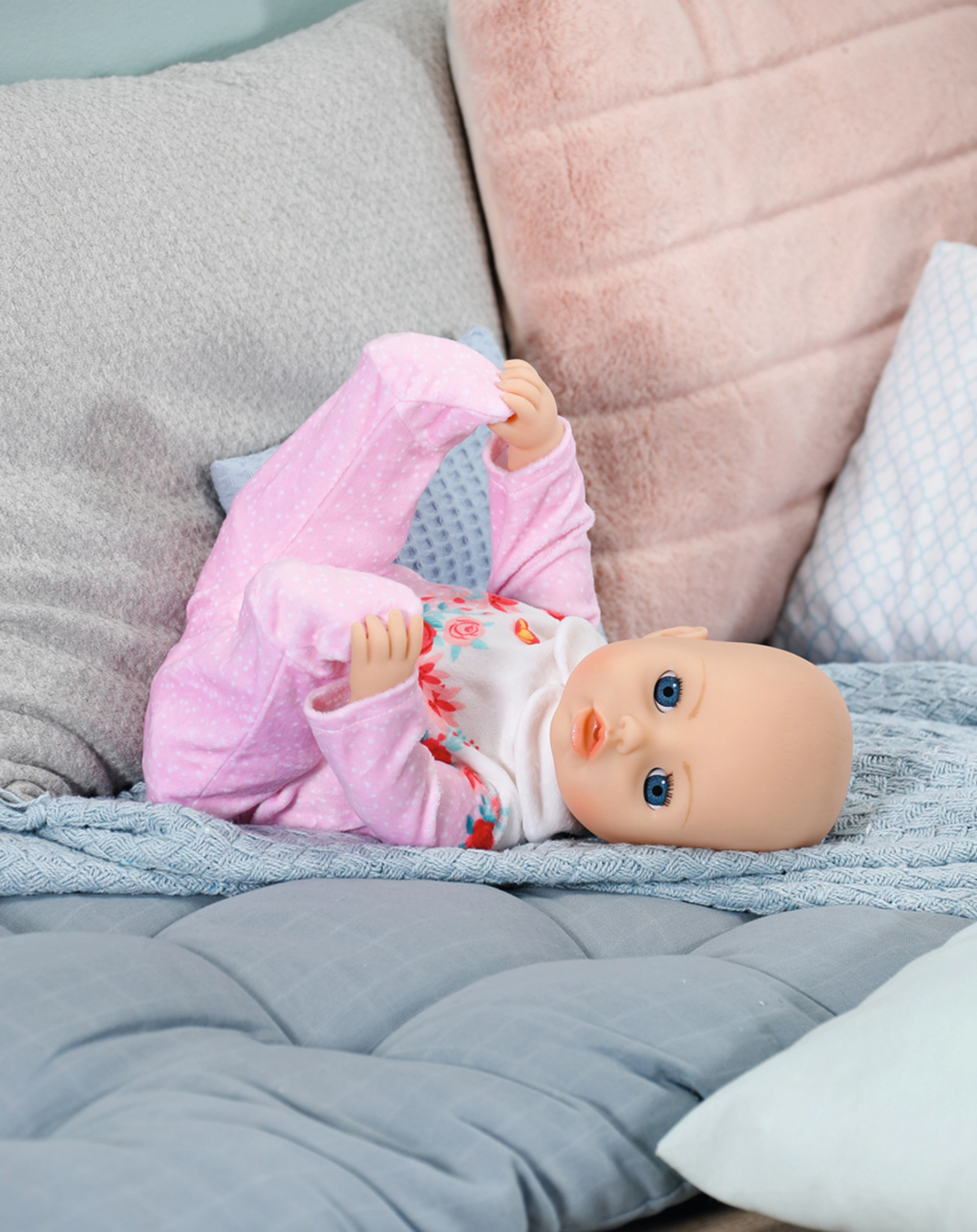 Baby Annabell® Strampler BLUMEN in rosa (43cm)