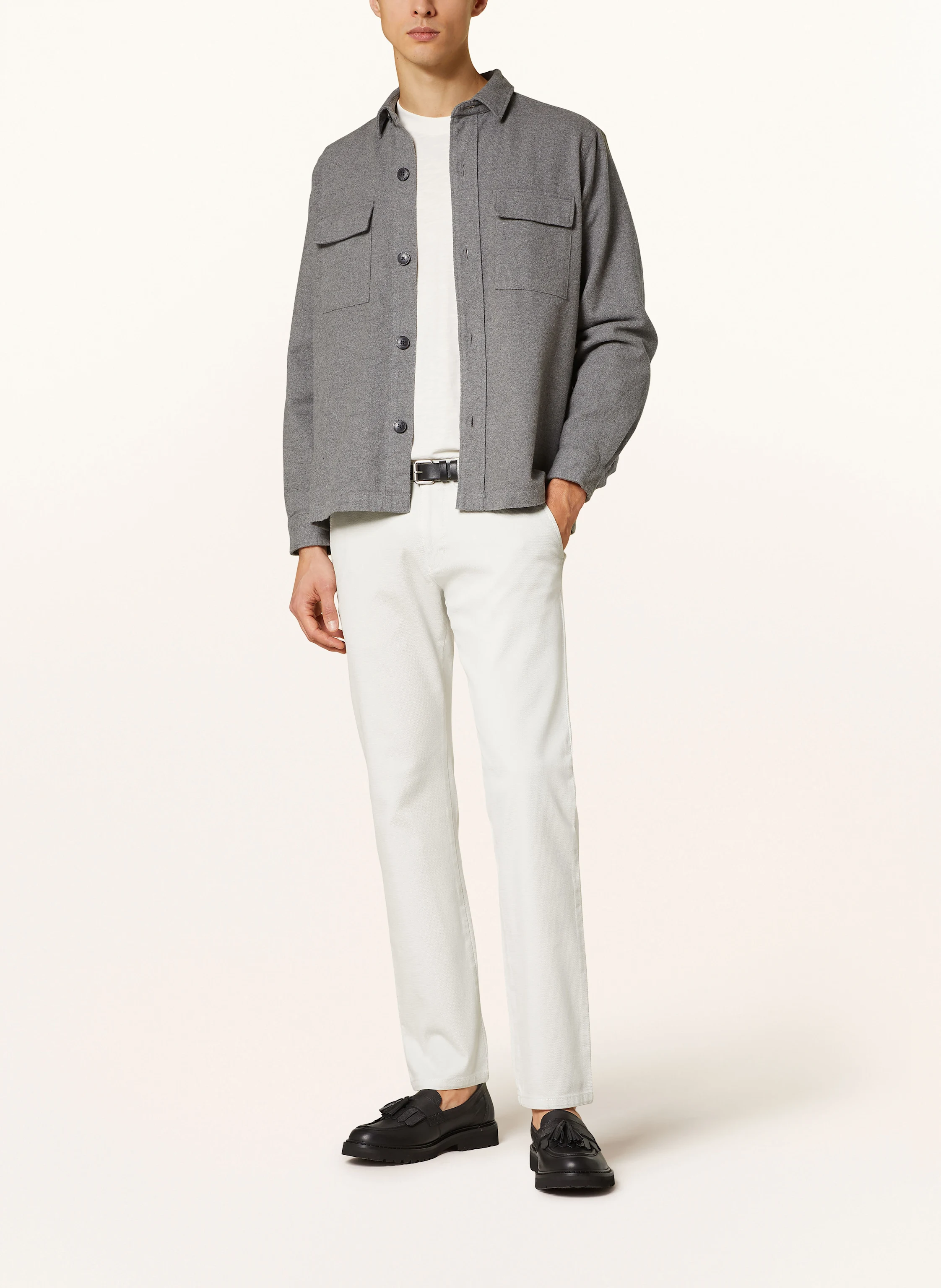 STROKESMAN'S Piqué-Chino Slim Fit
