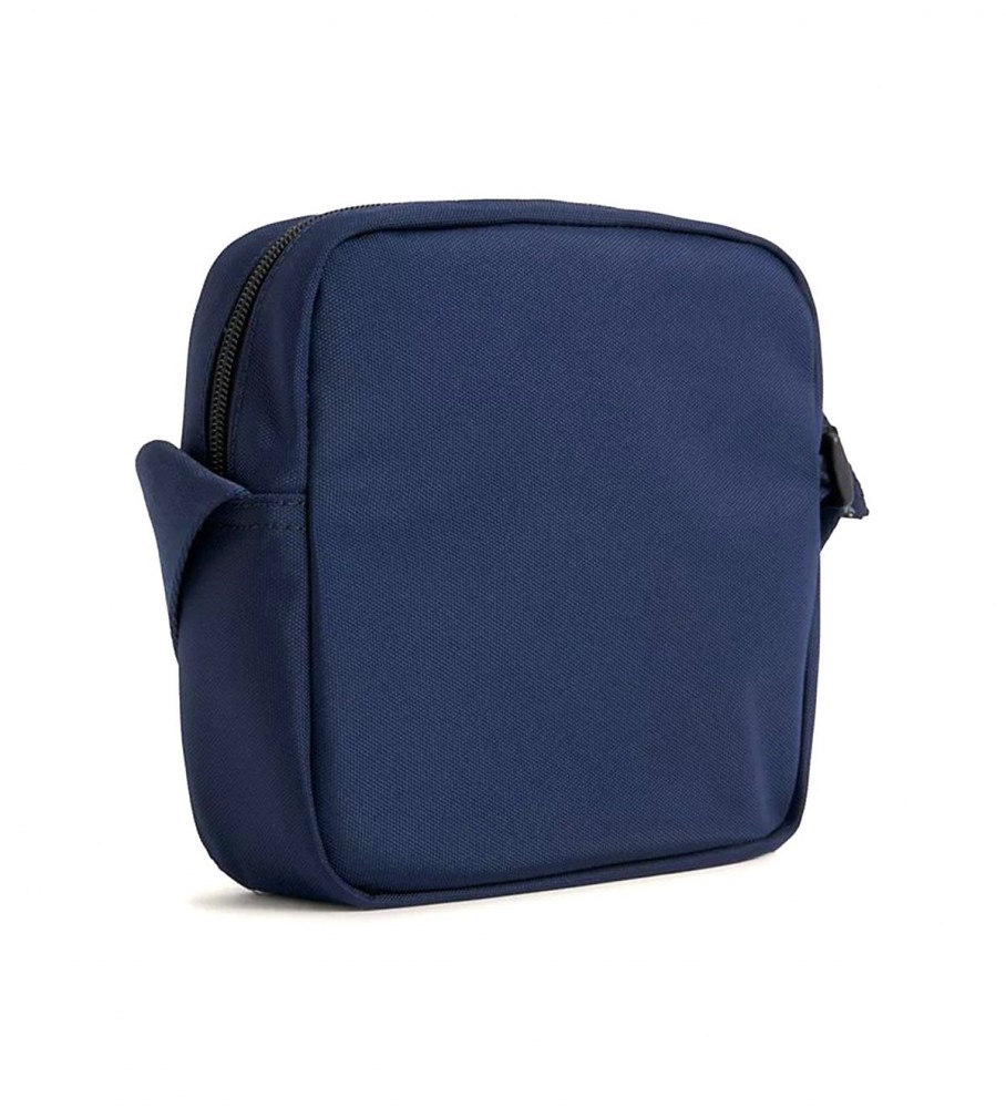 Bolsa Tommy Jeans Essential reciclada azul marinho estilo repórter