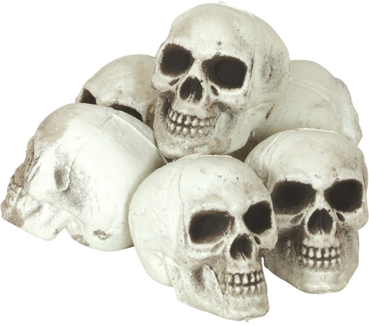 Halloween Schedel 8cm 6st