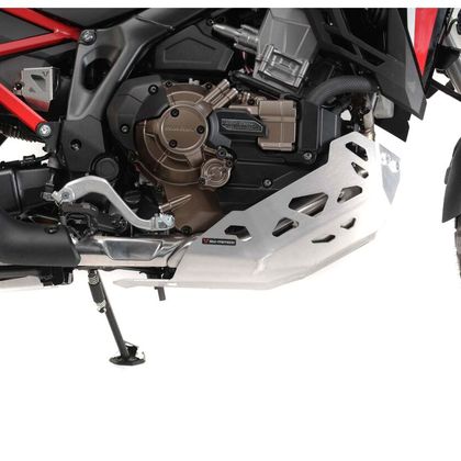 Sabot moteur SW-MOTECH ALUMINIUM - montage sans crashbar - Gris