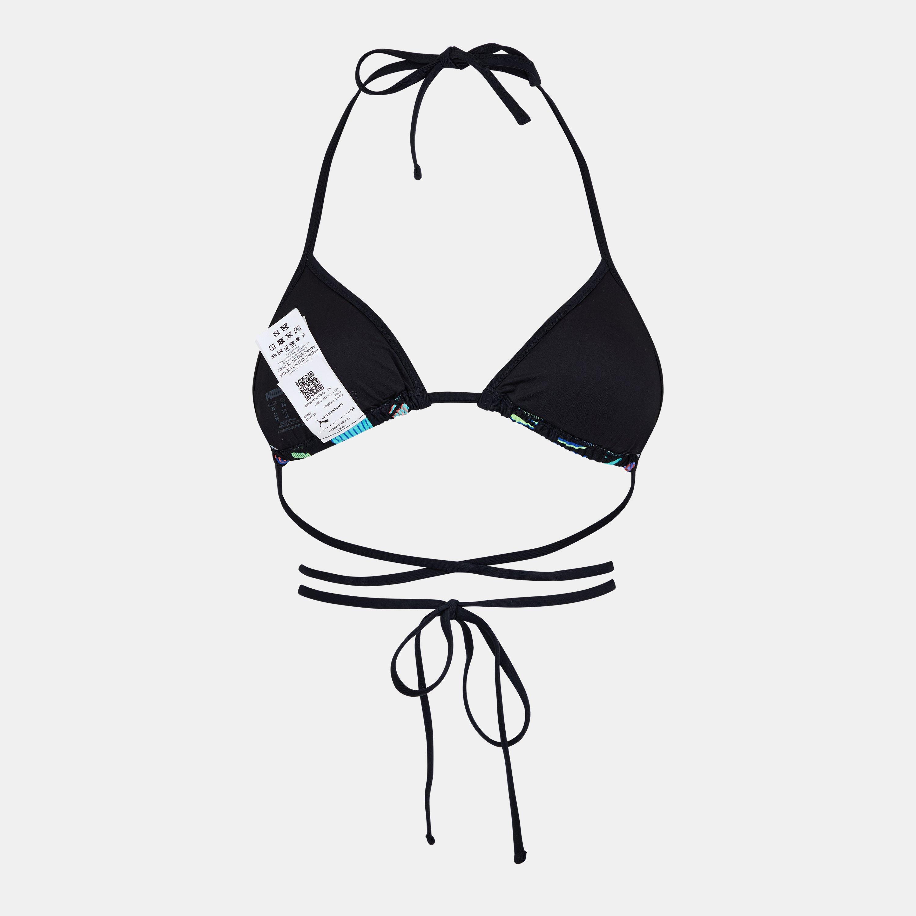 Puma Swim Wrap Triangle Bikini Top Womens