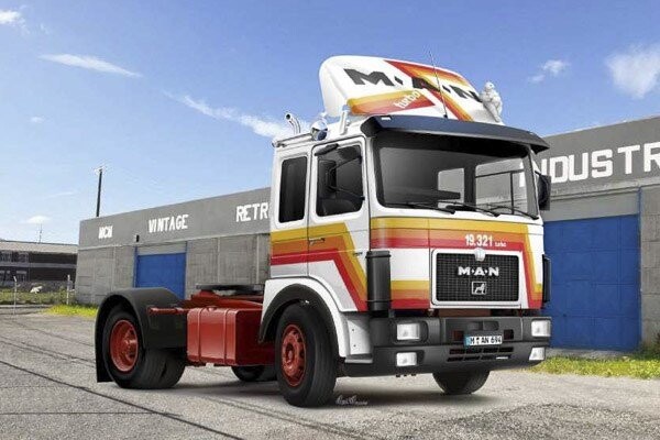 Italeri - Man F8 Lastbil Byggesæt - 1:24 - 3946