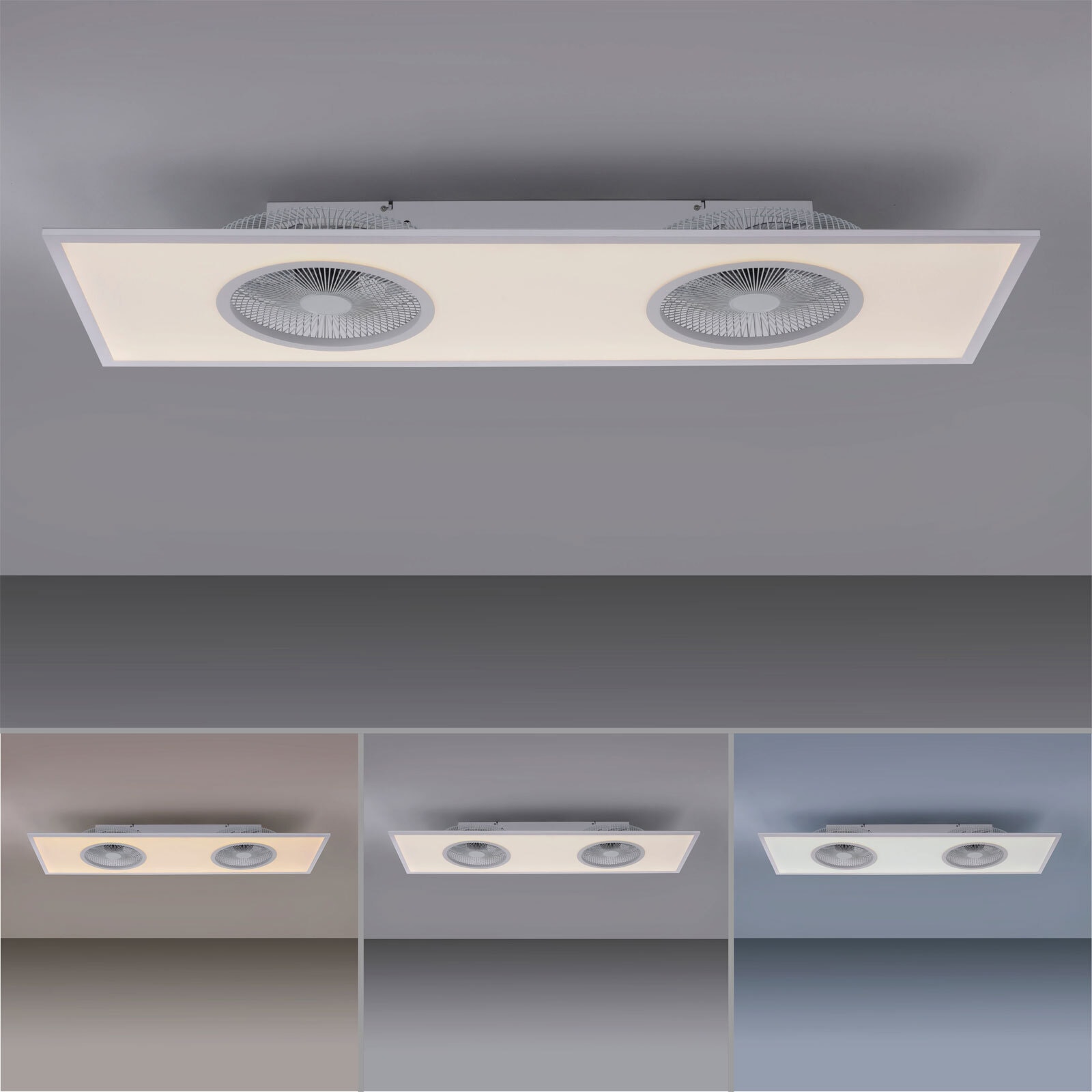 LED-Deckenleuchte Flat-Air 120x40 weiß