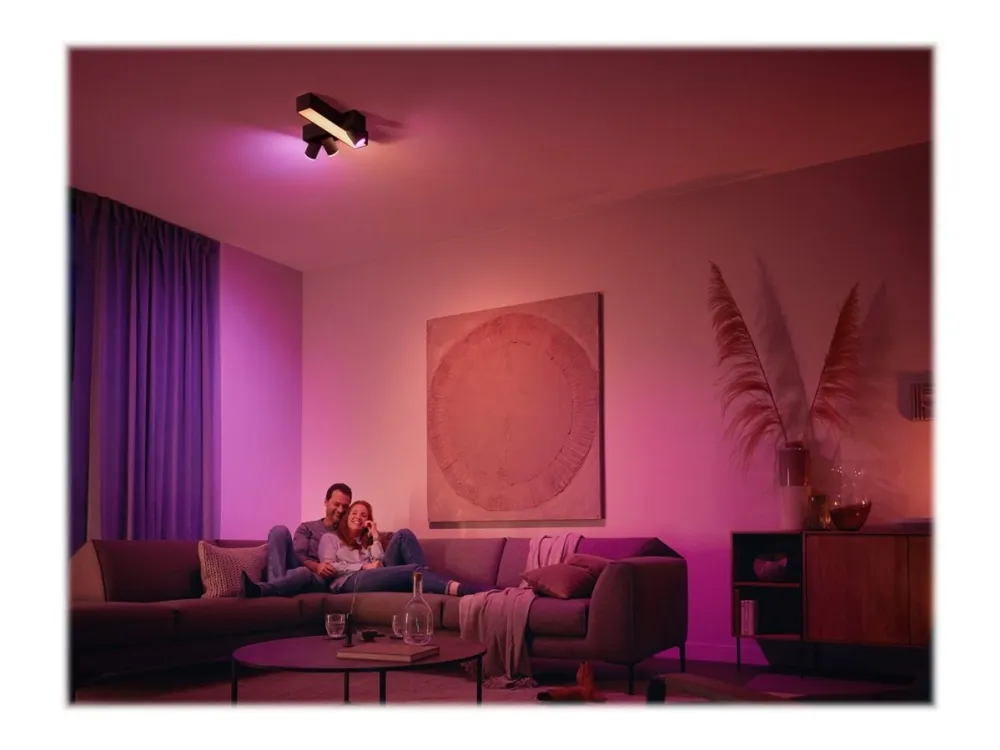 Philips Hue White Color Ambiance Centris Kryds 3-Spot Sort - BT