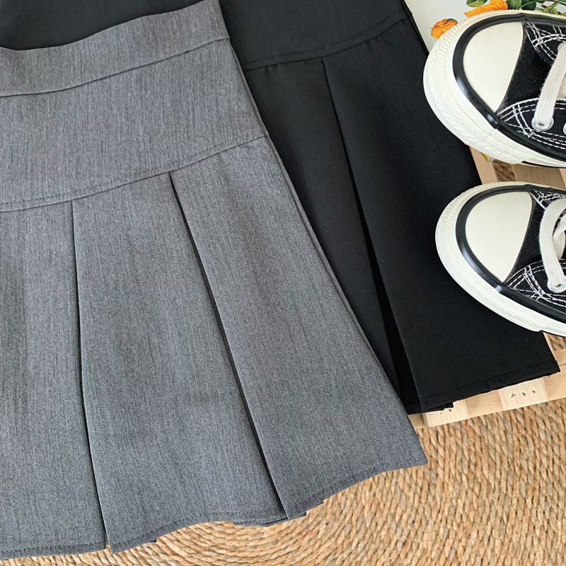Babique - Minirok met hoge taille en plooien