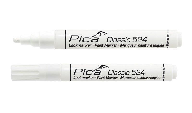 Pica 524/52 Lakmarker 2-4mm ronde tip wit