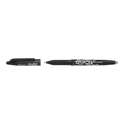 Pilot Frixion Ball - Pack de 12 rollers effaçables - 0,7 mm - noir