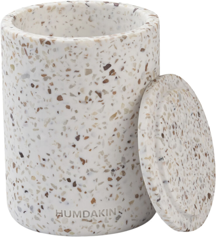 Humdakin Lucca - Terrazzo vase w. lid Hvid