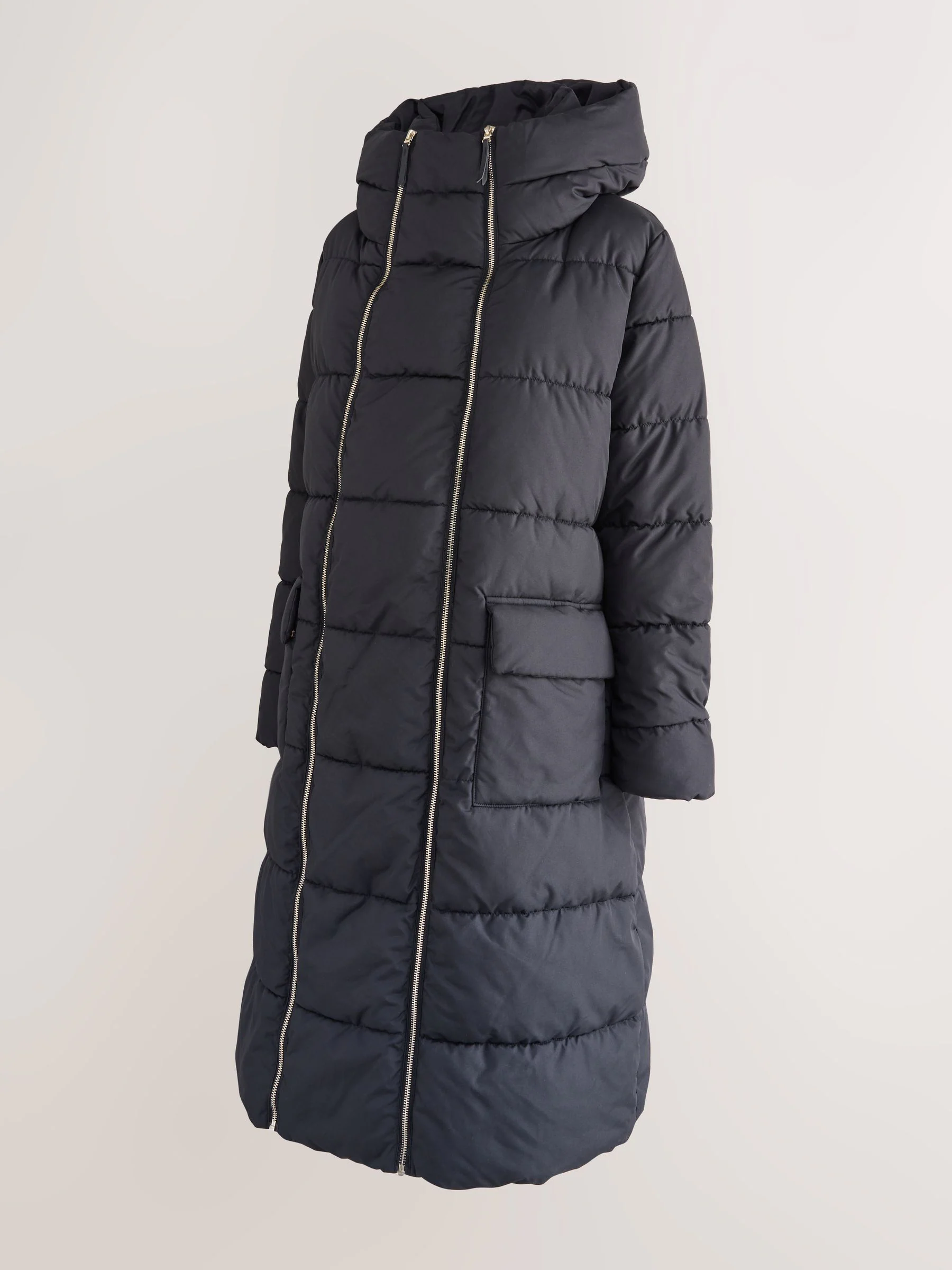 Zwart - Maternity Shower Resistant Coat
