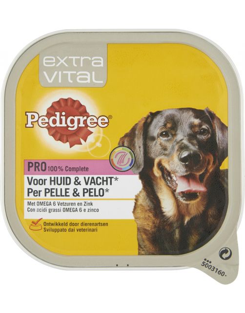Pedigree Extra Vital - Hondenvoer - 300 g Huid\/Vacht