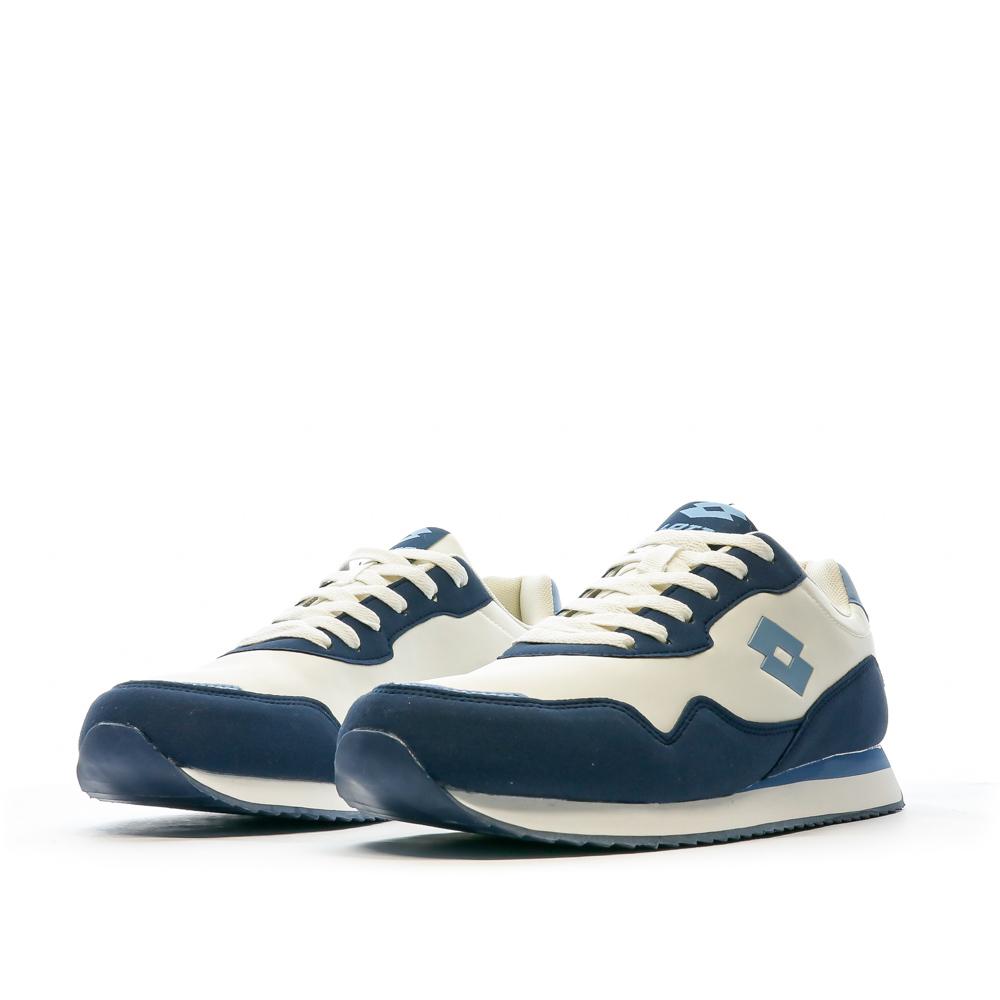 Lotto Baskets Écru/Bleu Homme Lotto Twenty 2