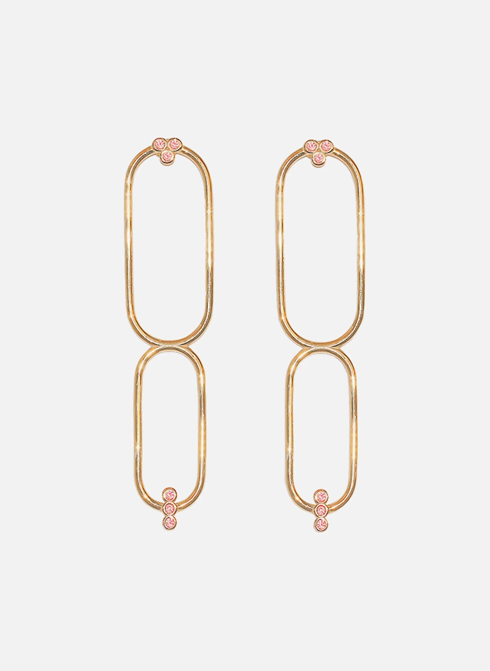 HERACLES - Boucles d'oreilles pendantes heracles | Rose