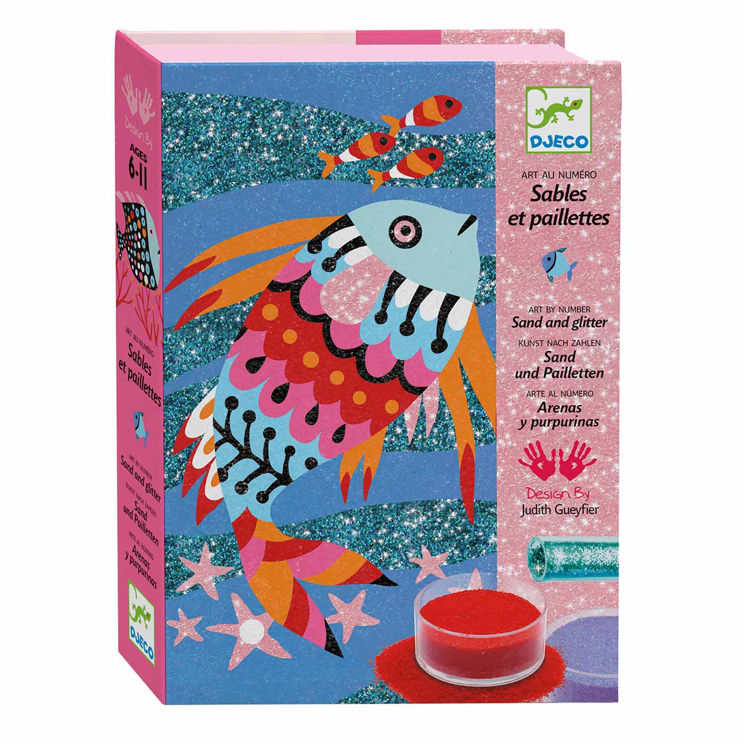 Djeco Glitterzand Vissen