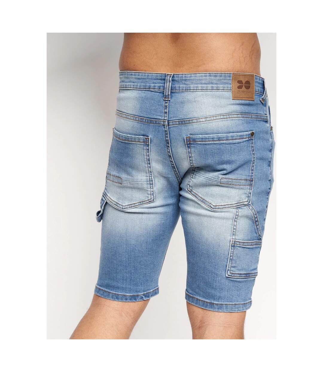 Crosshatch - Short CARPENTER - Homme (Bleu semi-délavé) - UTBG683
