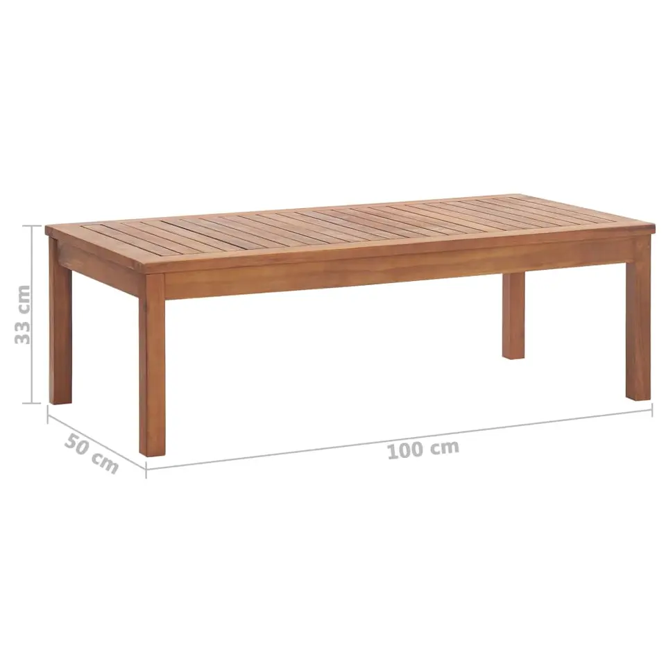 vidaXL - Tuinbank Set - Wit - Hout