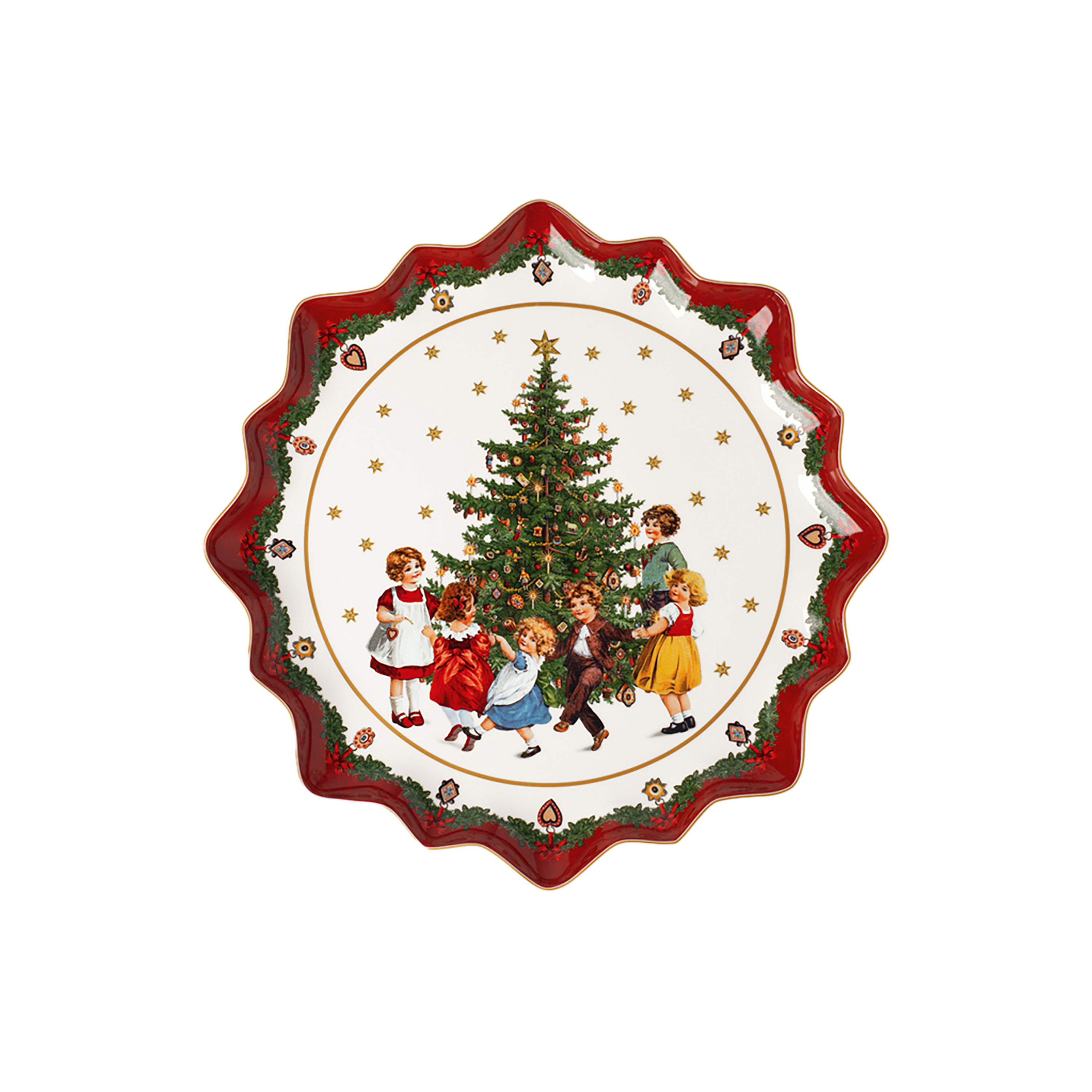 Toy's Fantasy Cake platter Multi-colored, Premium Porcelain