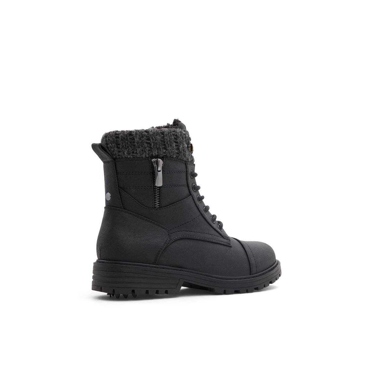BANFF TRAIL-Woof-Bottillon - Talon plat - Noir