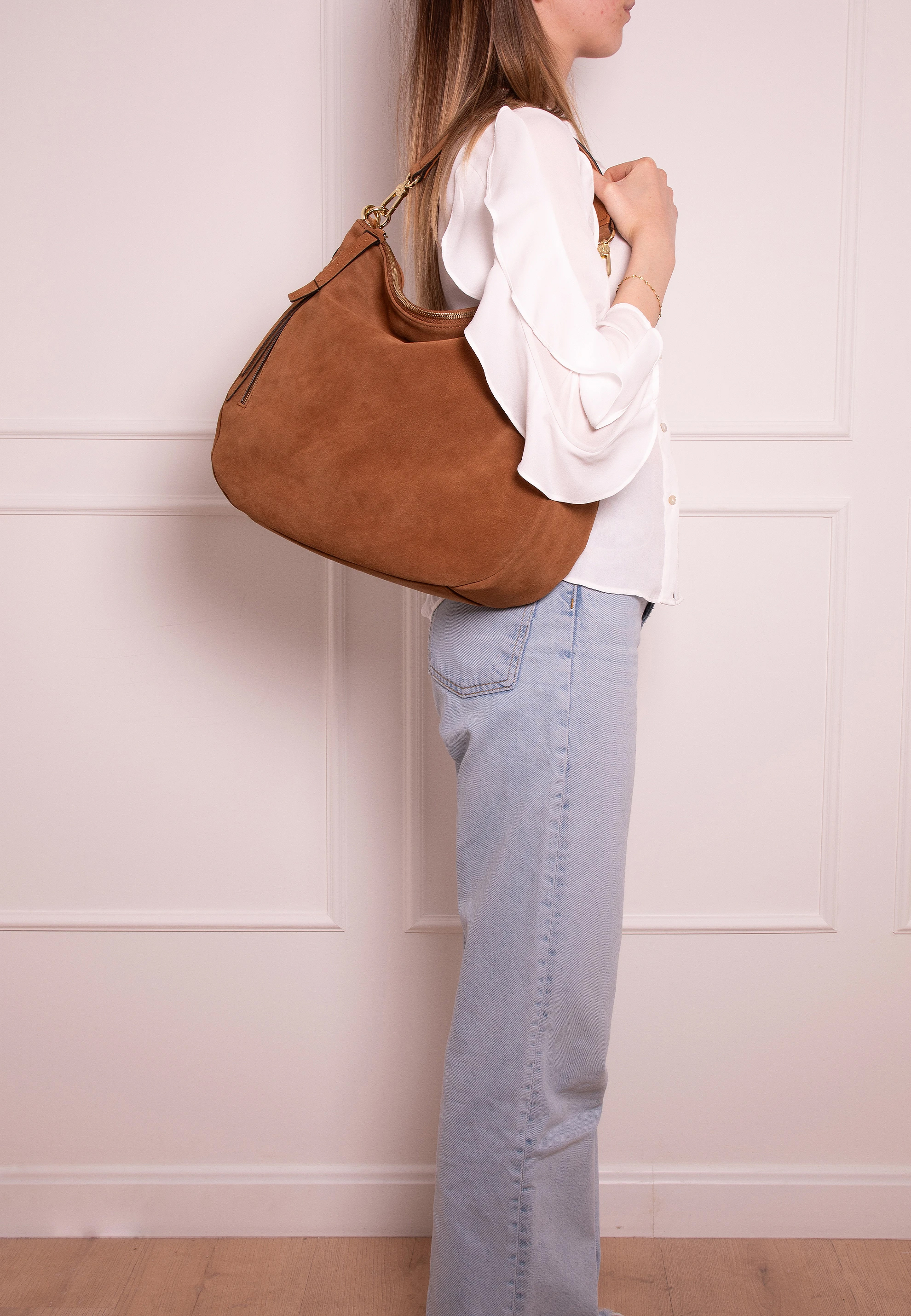 Hobo JUNA big Leather Suede Standard