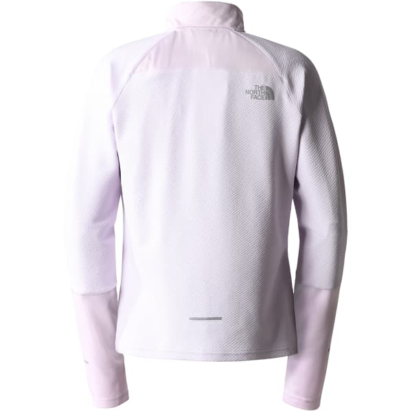 T-shirt running THE NORTH FACE W 1/4 ZIP RUN FLEECE LAVENDER FOG