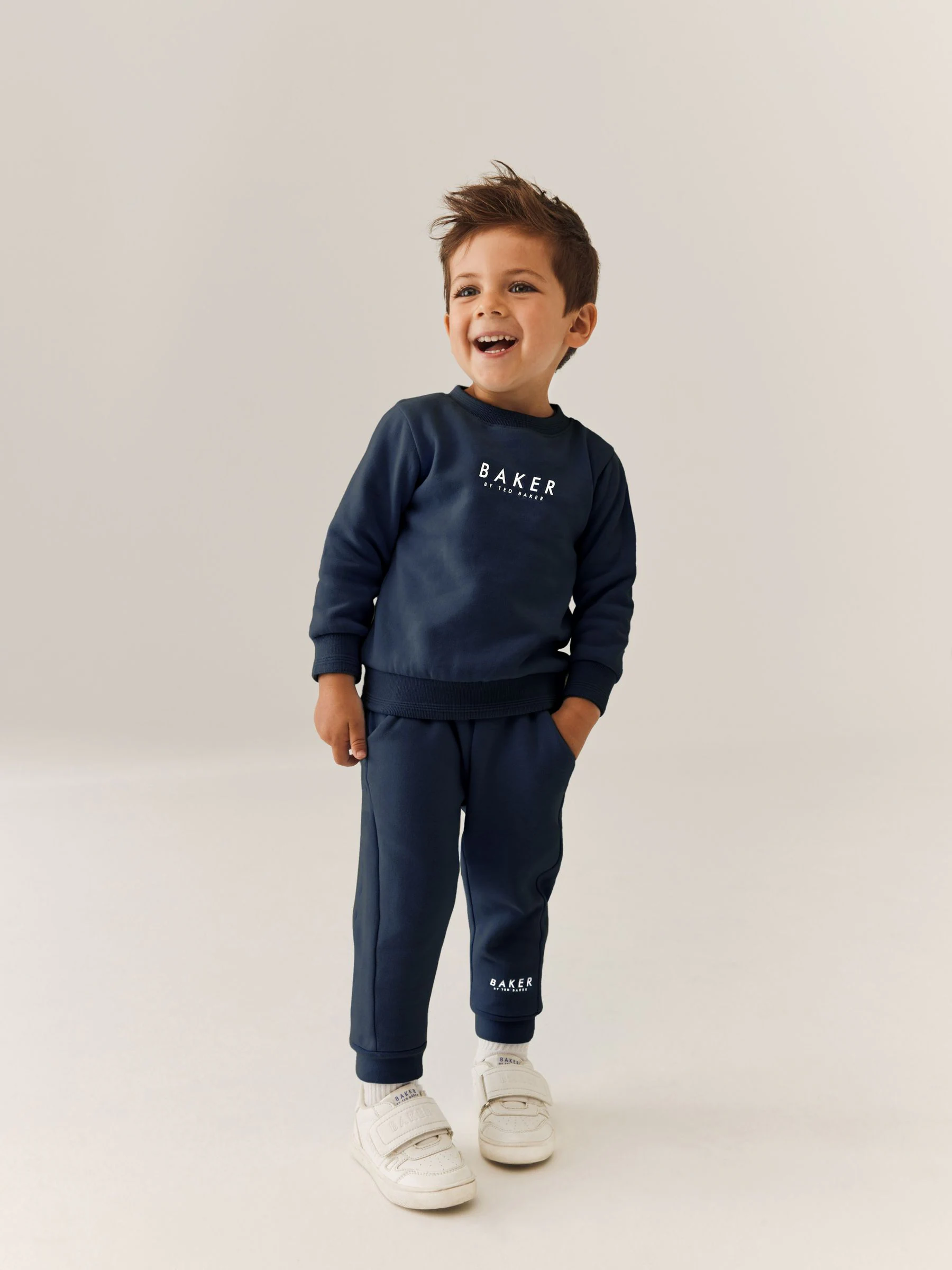 Marineblauw - Baker by Ted Baker set met sweatshirt en joggingbroek