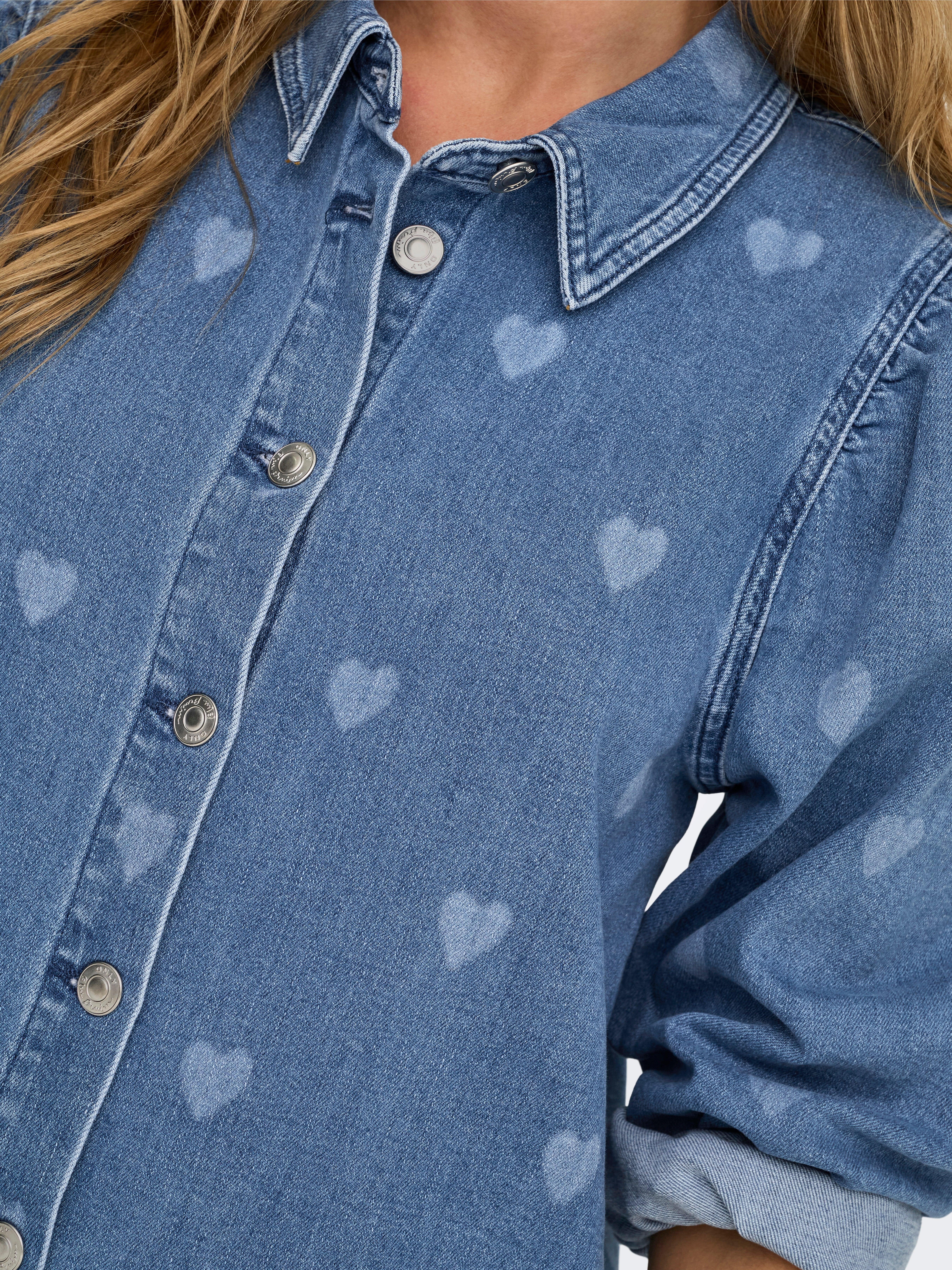 ONLALMA Kurzes Kleid Medium Blue Denim