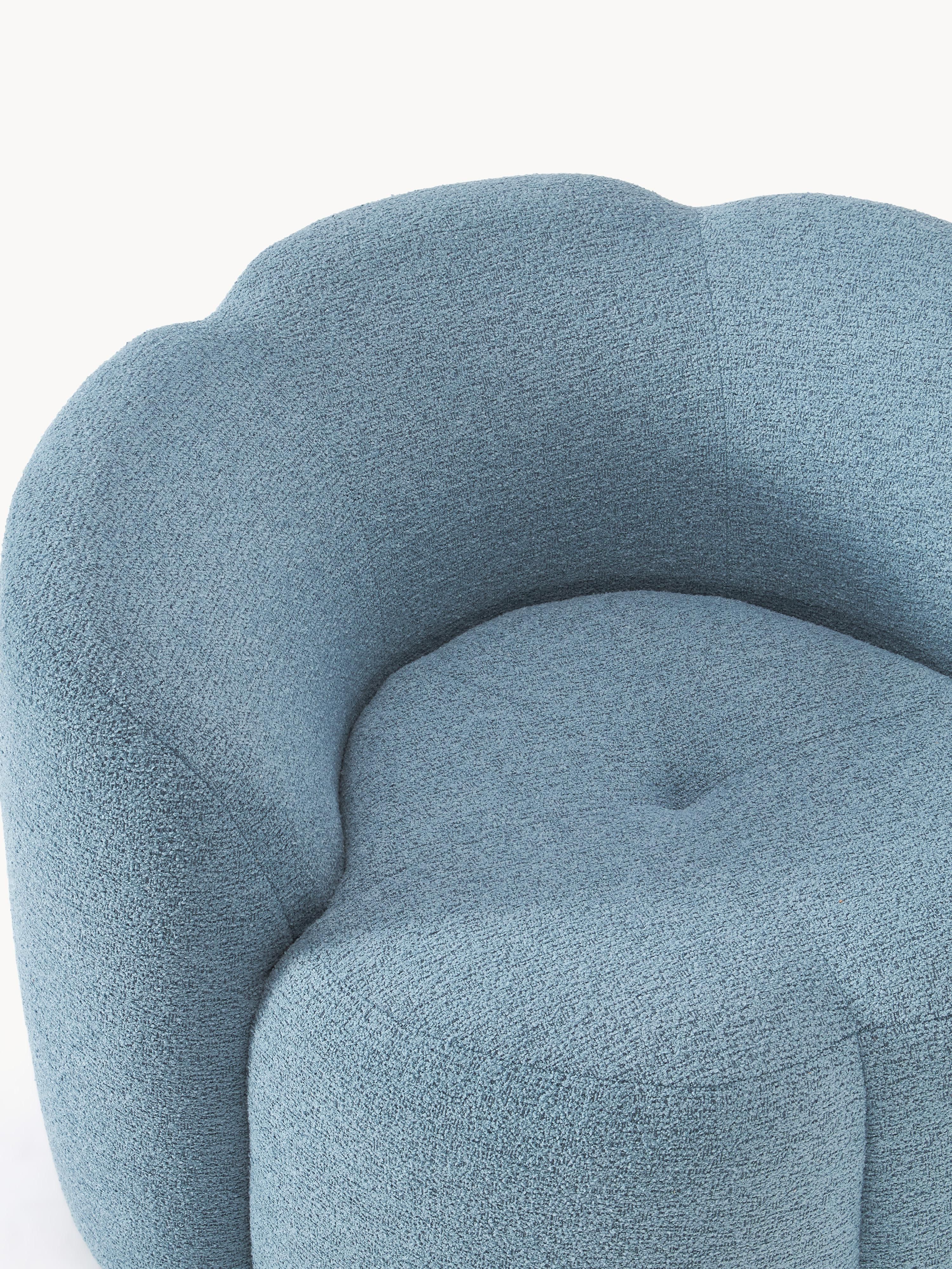 Bouclé loungefauteuil Fleur