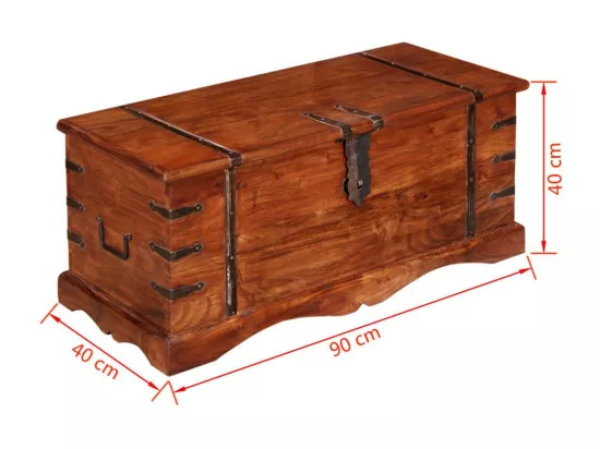 Coffre de rangement Bois massif