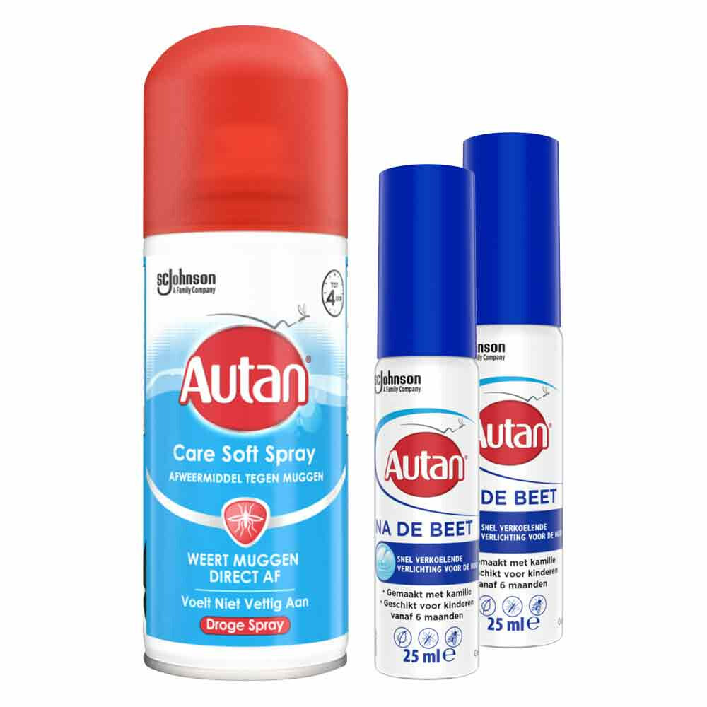 Autan Insectenspray en 2x Na De Beet Gel Pakket