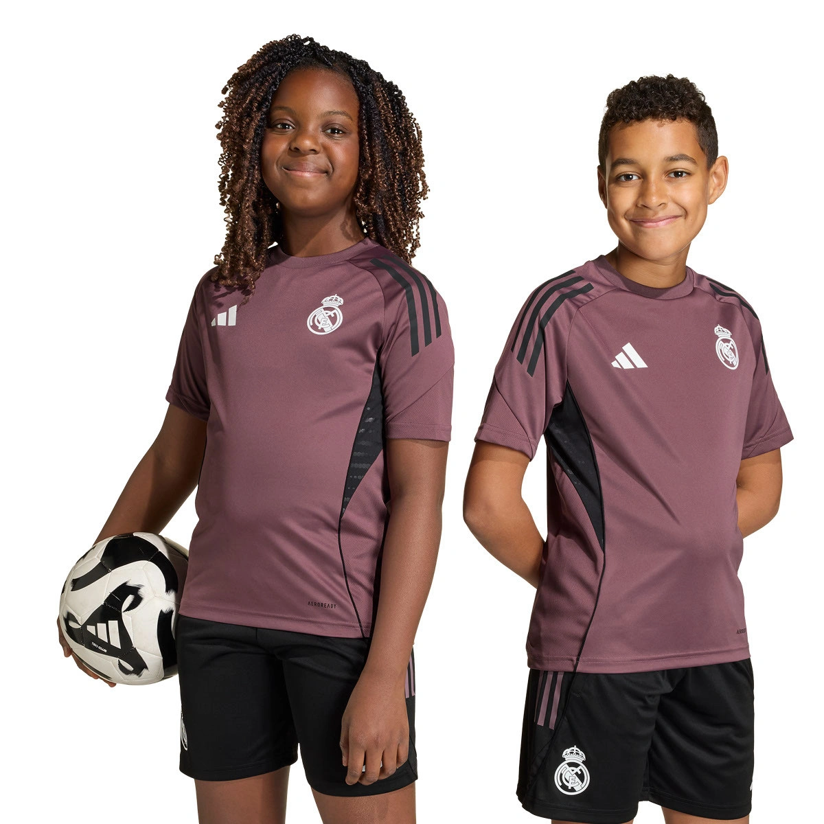 T-Shirt adidas Real Madrid Training 2025-2026 Criança