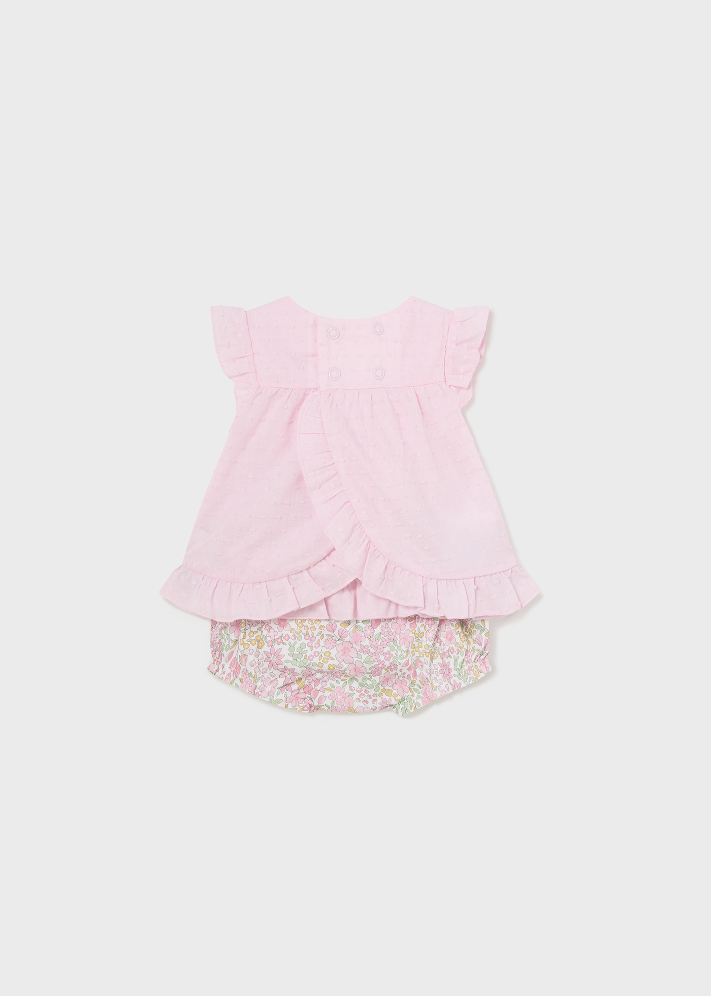 Conjunto de 2 peças Better Cotton Newborn Dandelion Plumeti