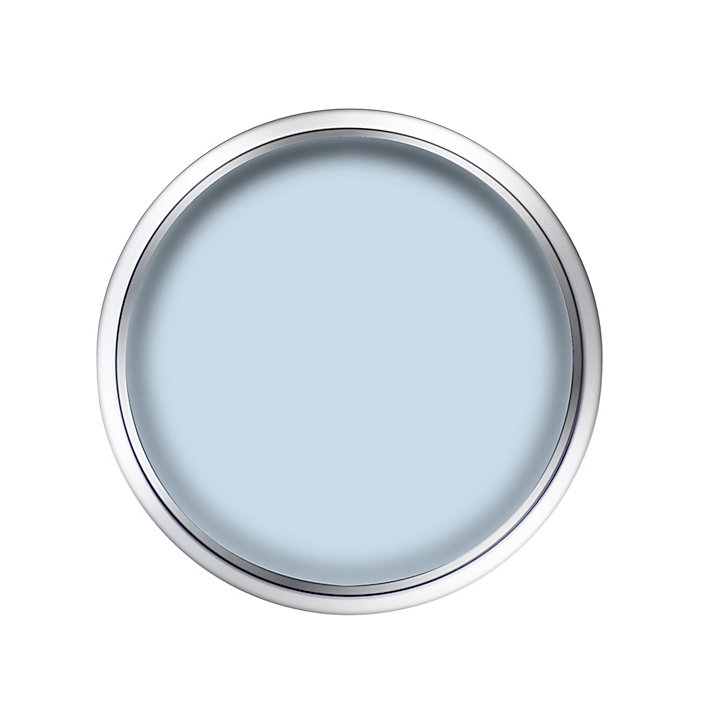 Peinture murs et boiseries Color Resist salle de bains Dulux Valentine satin bleu tendre 2,5L