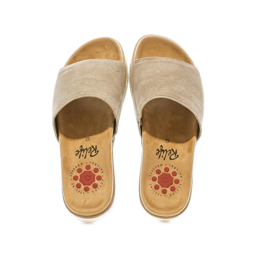 Relife Sandales Beige Femme RELIFE Joymule