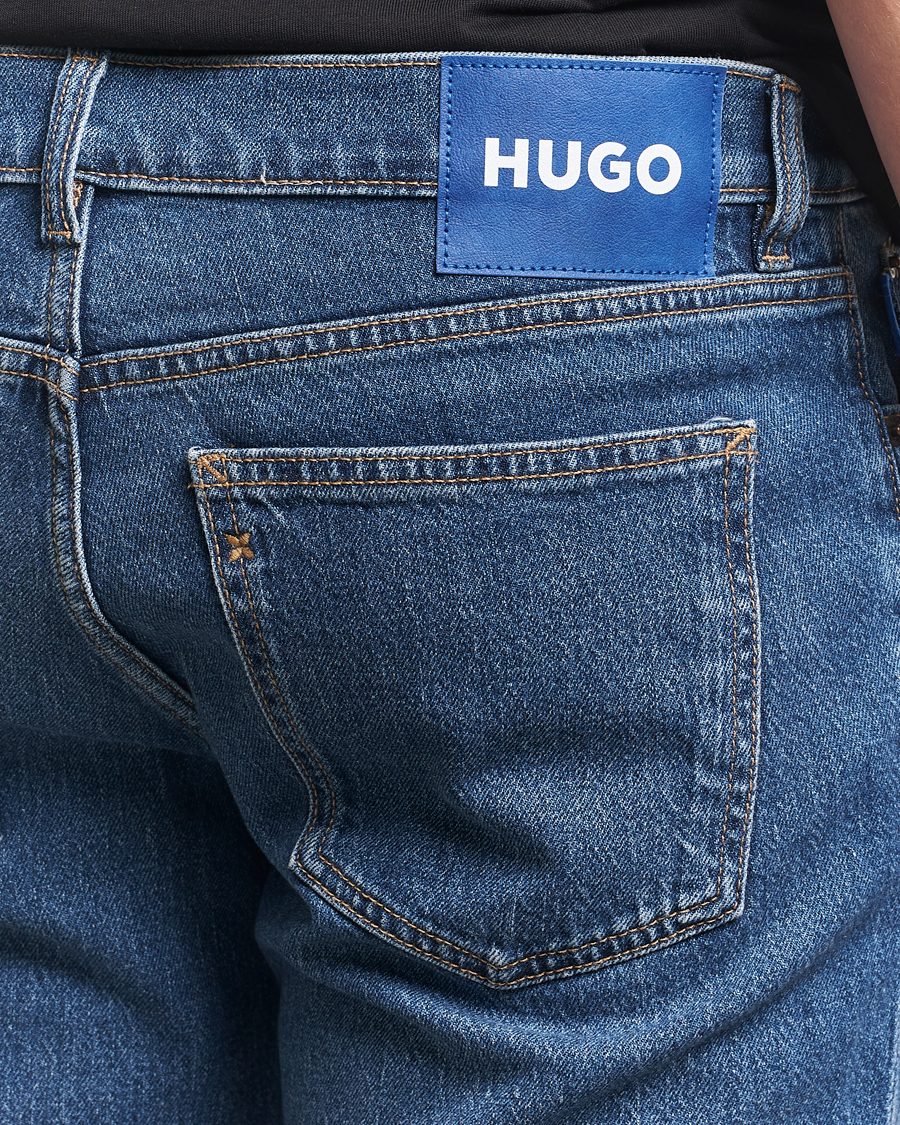 HUGO Brody Tapered Fit Jeans Medium Blue