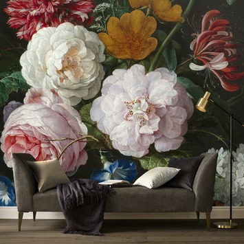 Fotobehang Nicky flowers (dessin 107340)